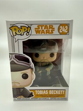 Star Wars: Solo Tobias Beckett Funko Pop #242 with Pop Protector - Vaulted - New